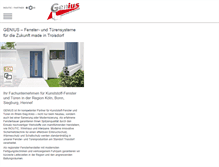 Tablet Screenshot of genius-fenster.de